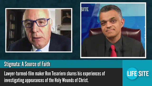 Miracle Seen By Millions - The Wounds of Jesus Appear On Believer