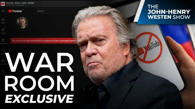 Steve Bannon Gets FULL DETAILS  About YouTube's Latest Ban
