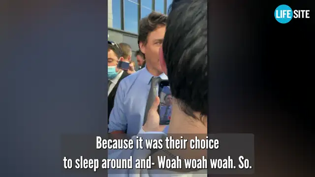 Justin Trudeau tells student critical of abortion to do more