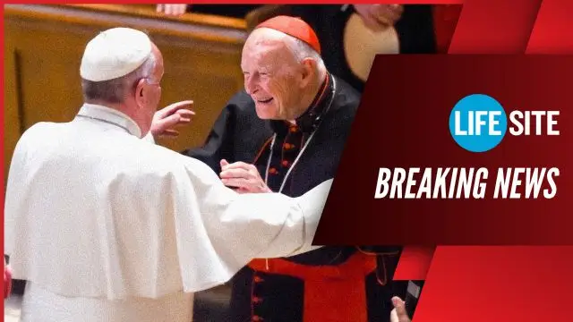 BREAKING: Disgraced ex-cardinal McCarrick charged