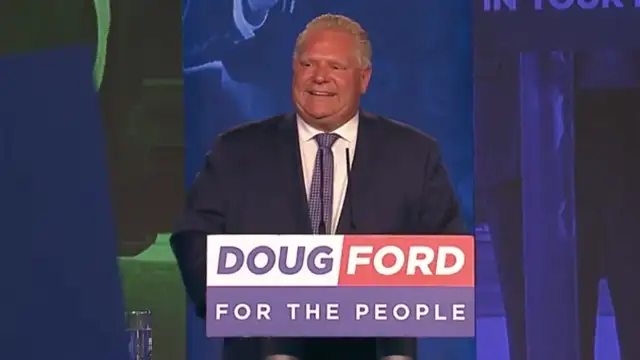 Doug Ford - ''God bless''