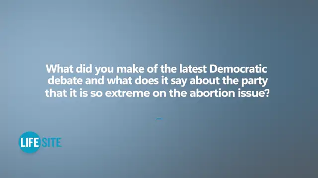 Fr. Pavone on abortion rates, Buttigieg, Trump, and more