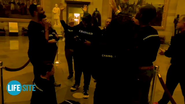 Ex-LGBTs sing stunning praise and worship songs inside US Capitol Rotunda