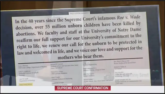 Blumenthal presses Barrett on pro-life ad she signed in 2006