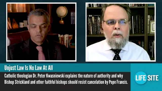 Bishop Joseph Strickland must resist Pope Francis