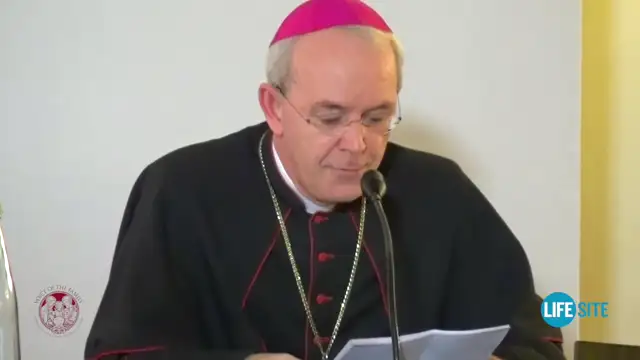 Bishop Schneider - Rome Life Forum 2016, full talk
