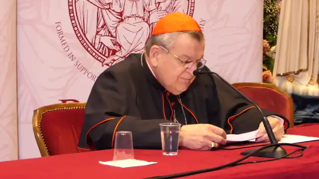 Cardinal Burke, Rome Life Forum, May 2018, Christ the King