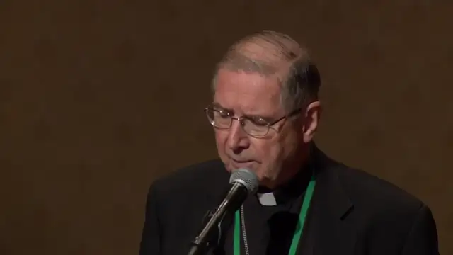 Cdl. Mahony addresses USCCB meeting Nov. 13, 2018