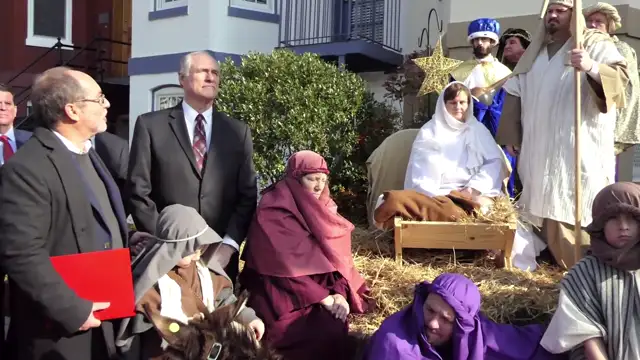 Christians host live nativity at the U.S. Supreme Court to promote religion in the public square