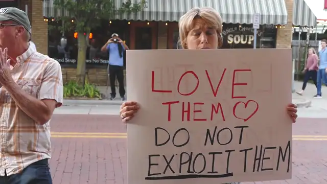 Christians protest LGBT Down syndrome drag show