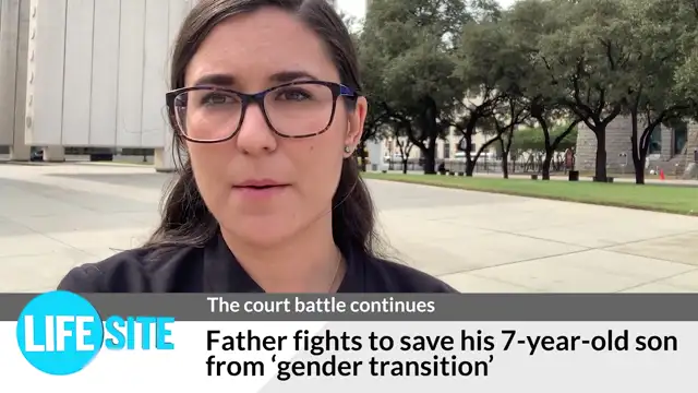 Father fights to save his 7-year-old son from ''gender transition''