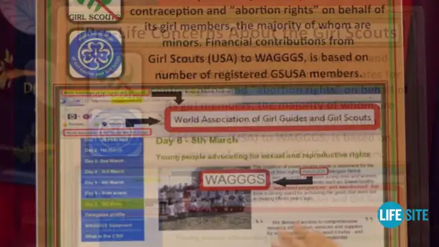 Girl Scouts' ''money trail'' to abortion