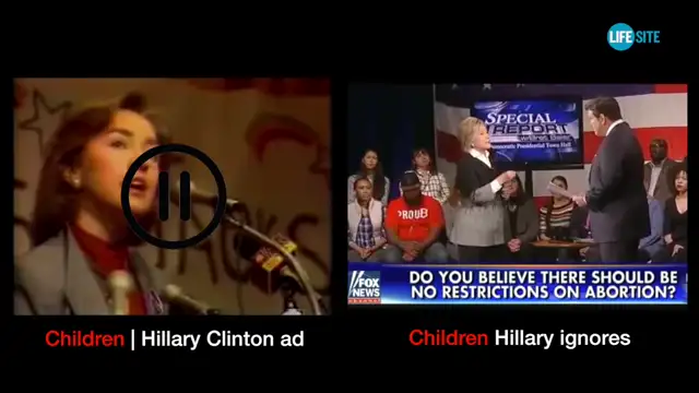 Hillary's creepy ad on children