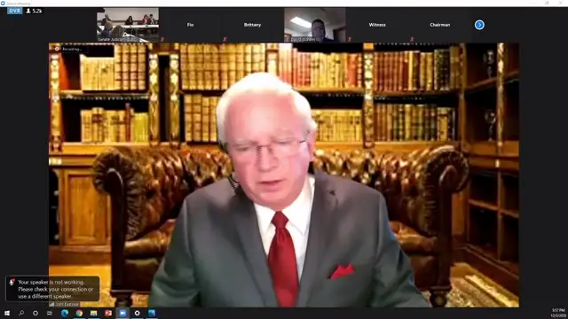 LIVE - Georgia Senate Committees Hold Hearings on Election Issues (Dec. 3) - 1:00 EST