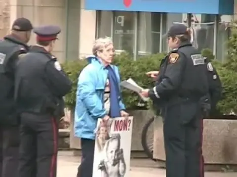 Linda Gibbons Arrested October 30, 2012