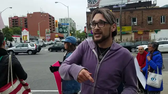 Man roundhouse-kicks pro-life woman