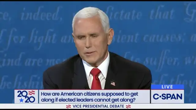 Mike Pence's awesome answer to 8th grader question about Americans arguing, fighting