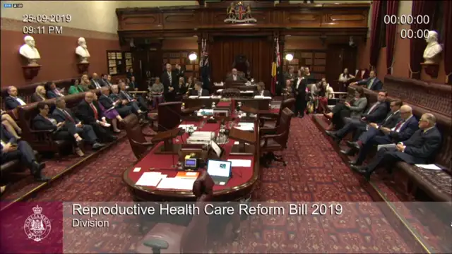 New South Wales upper house abortion bill