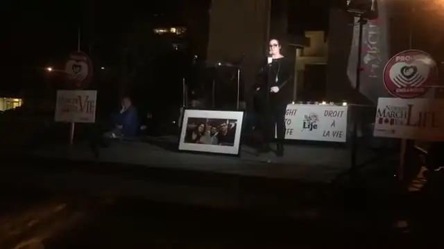 Patti Harrison's life-saving story at Canada March for Life