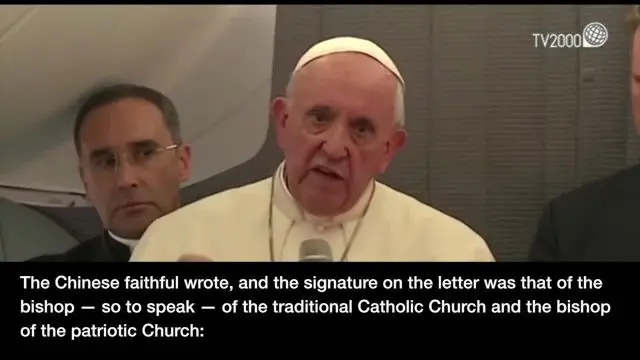 Pope Francis mentions Viganò Sept. 26, 2018
