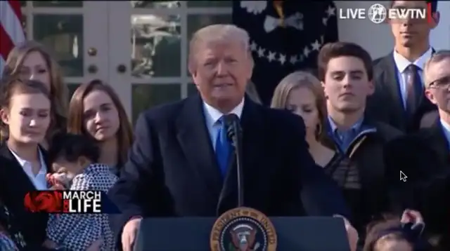 President Trump addresses 2018 March for Life