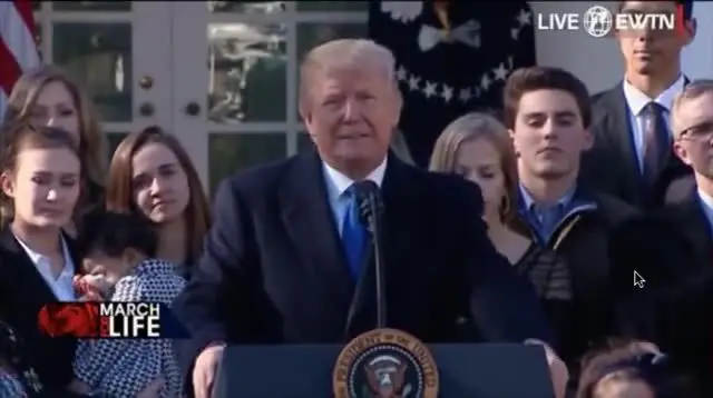 President Trump addresses 2018 March for Life