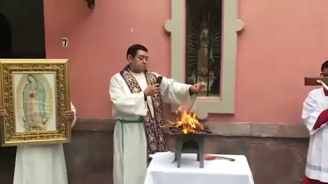 Priest burns Pachamama effigies in reparation for idol worship at Vatican