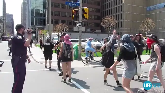 Pro abort counter protest highlights, Canada March for Life 2016