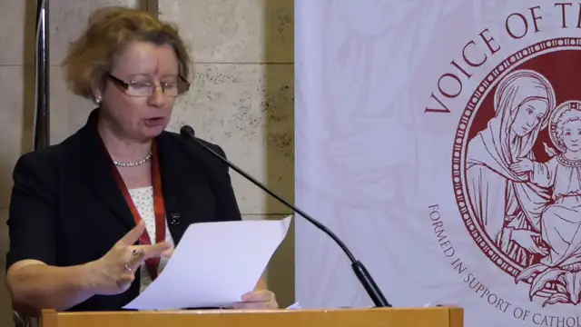 Prof. Isobel Camp, Rome Life Forum, May 2018, Truth & Conscience