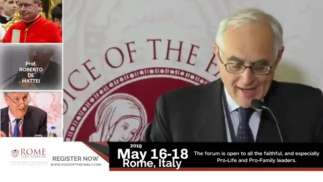 Rome Life Forum 2019 - ''City of God vs. City of Man''