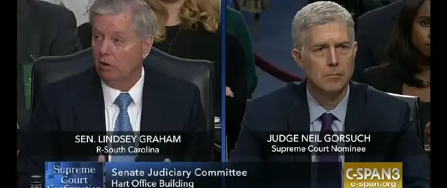 Sen. Graham asks Gorsuch about late term abortion