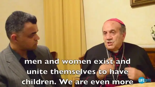 Sexuality is to continue life – Bishop Domenico Sigalini